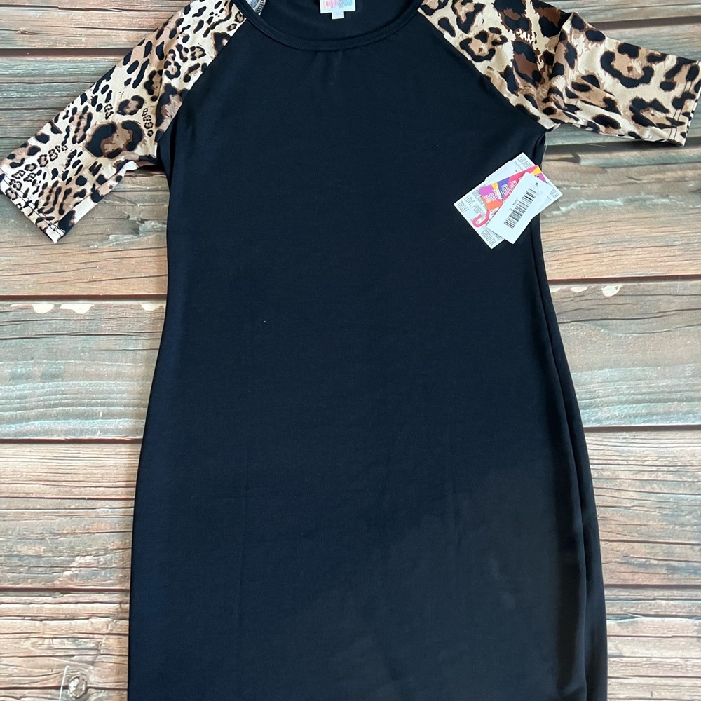 NWT leopard Julia Dress, LuLaRoe sz Small